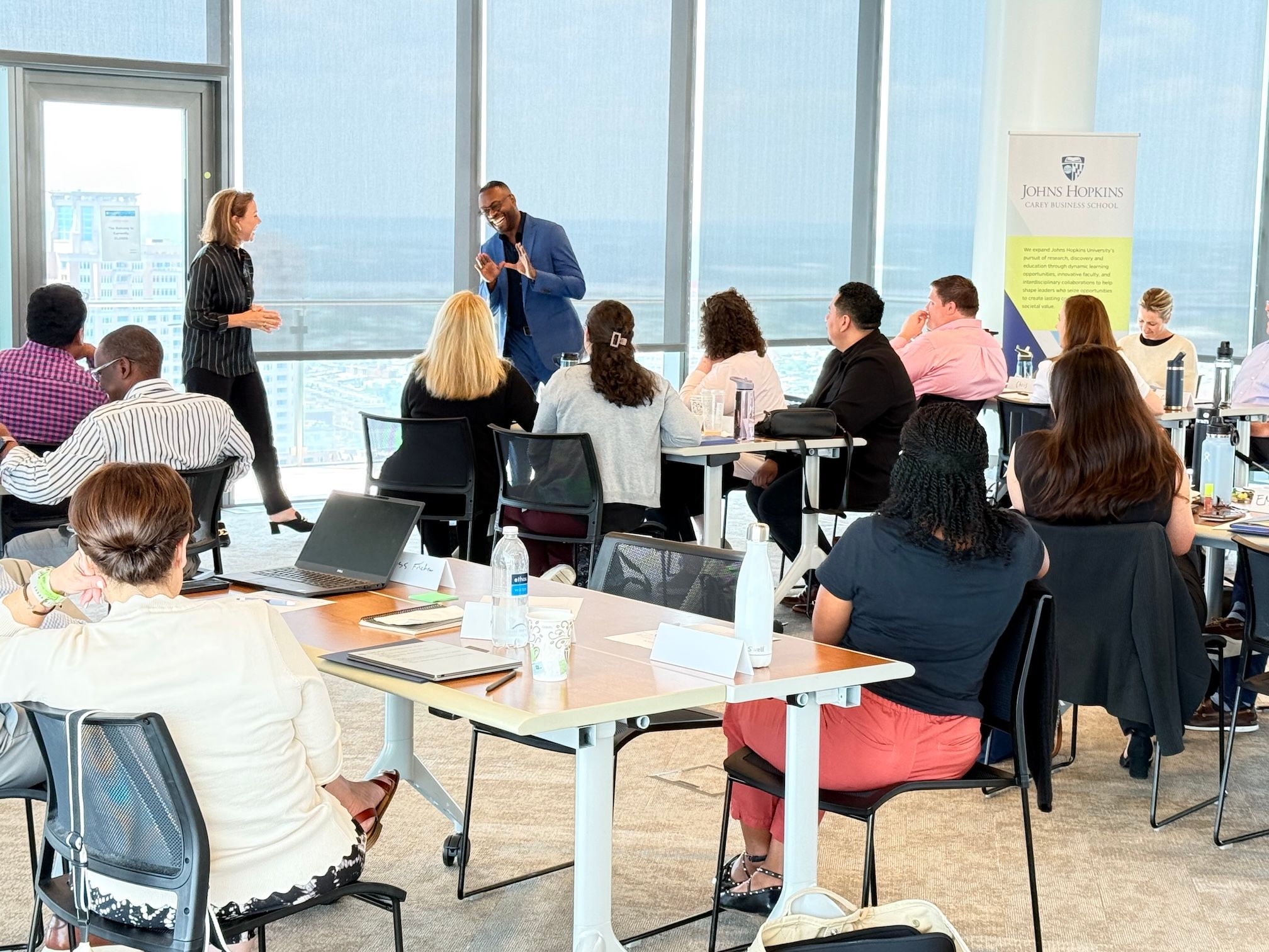 Dr. Carl DuPont and Dr. Alexa Chilcutt Teaching Executive Presence at Johns Hopkins